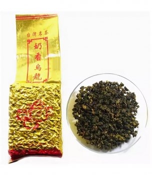 Пропаренный китайский зеленый чай Молочный Улун. 